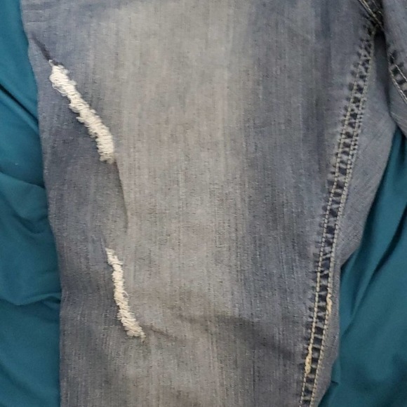 YMI distressed Medium Wash Stretch skinny jeans Plus‎ Size 24 - Picture 10 of 12